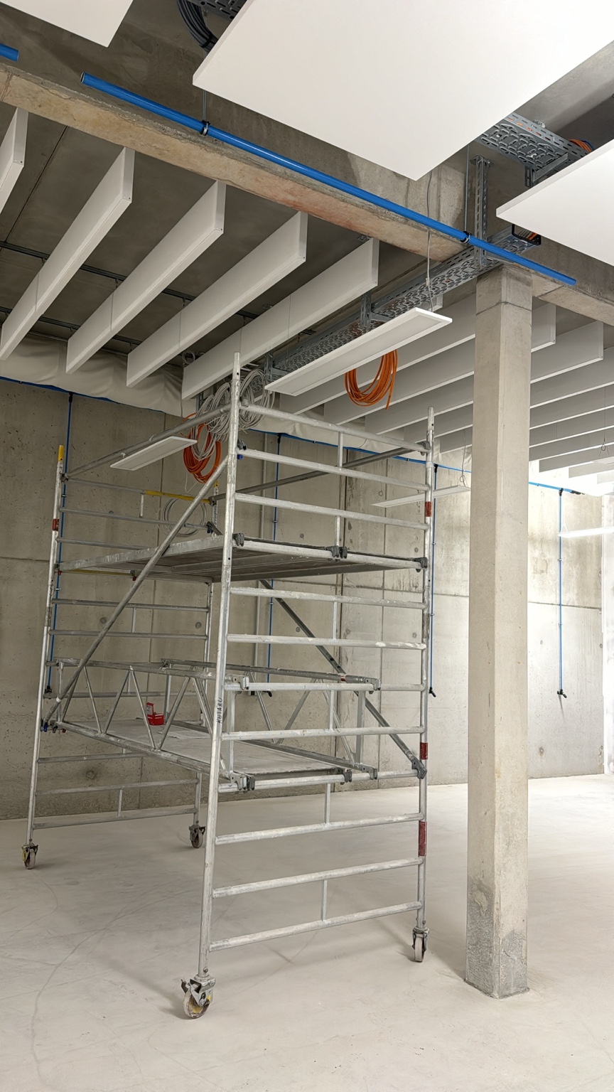 Akustiklamellen – Deckenmontage